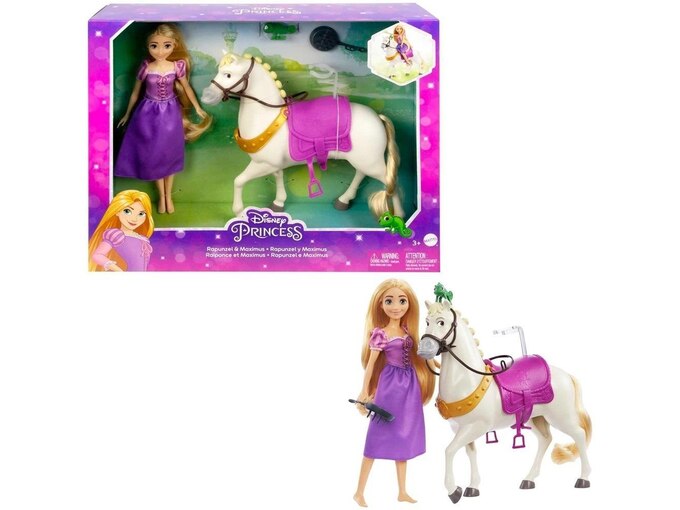 Disney Lutka princeza Zlatokosa sa konjem