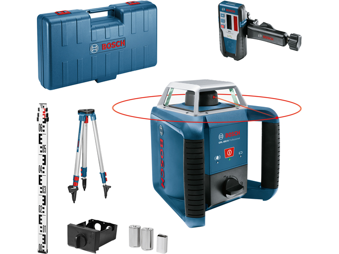 Bosch Rotacioni laser GRL 400 H + LR1 + BT170 + GR240 + kofer 06159940JY
