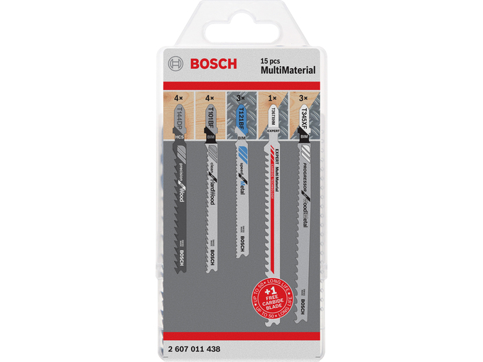 Bosch Komplet listova ubodne testere sa T držačem za razne materijale Expert 2607011438