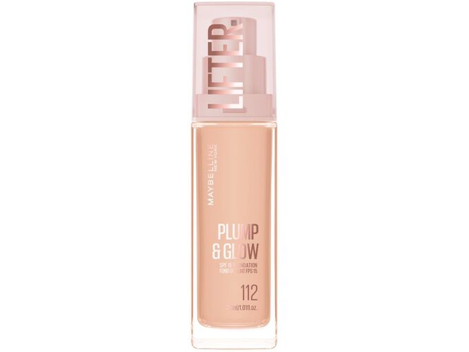 Maybelline New York Tečni puder Lifter Plump&Glow 112