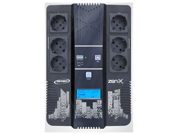 Infosec Communication UPS Zen-X 800 FR/SCHUKO