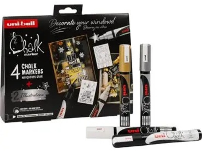 Uni Set PC-1MR Posca 0.7mm 8 kom osnovne boje