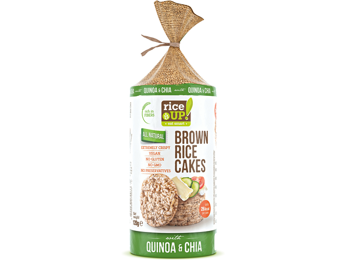 Rice up Pirinčane galete, kinoa, čia gf 120g
