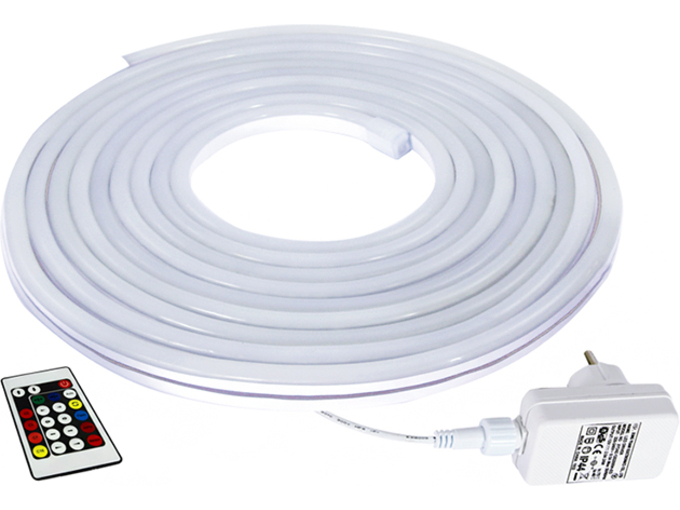 Commel LED Neon traka 24W IP44 5m daljinski 24 dugmeta
