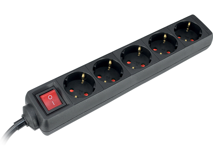 Commel Produžni kabl 5 utičnica sklop 16A 3500W 5m H05VV-F 3G1,5