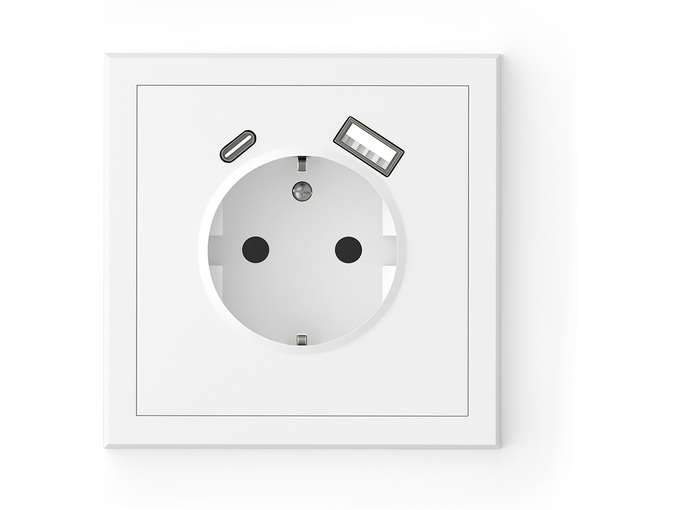 Commel Šuko utičnica sa USB A+C portom