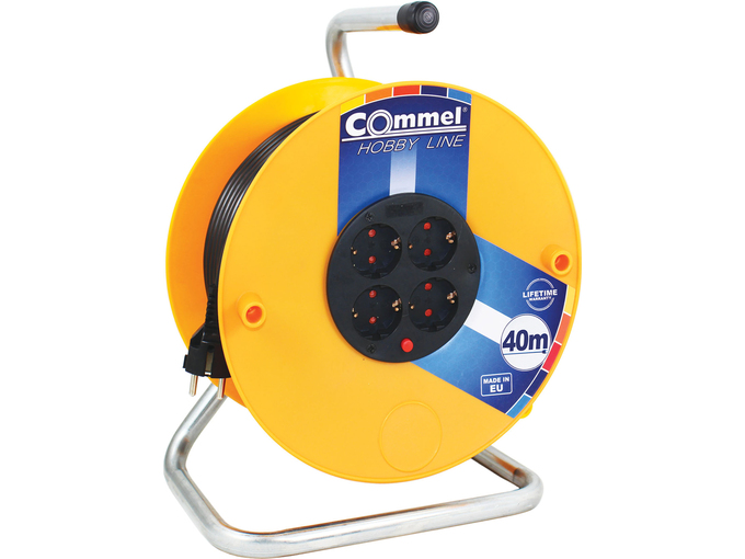 Commel Kabl sa motalicom PVC bubanj 280mm monofazna 40m H05VV-F 3G1,5
