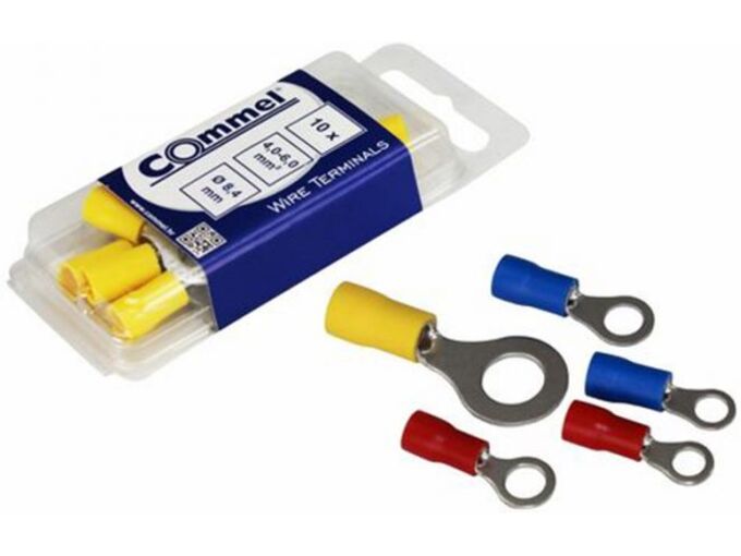 Commel Okaste papučice 1.5-2.5mm2, 4.3mm, 25kom