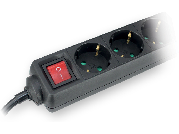 Commel Produžni kabl 3 utičnice sklopka 16A 3500W 3m H05VV-F 3G1,5