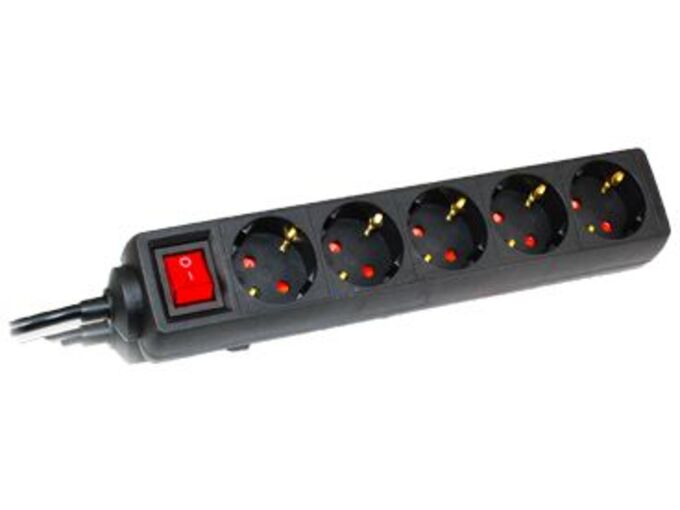 Commel Produžni kabl 5 utičnica sklop 16A 3500W 3m H05VV-F 3G1,5
