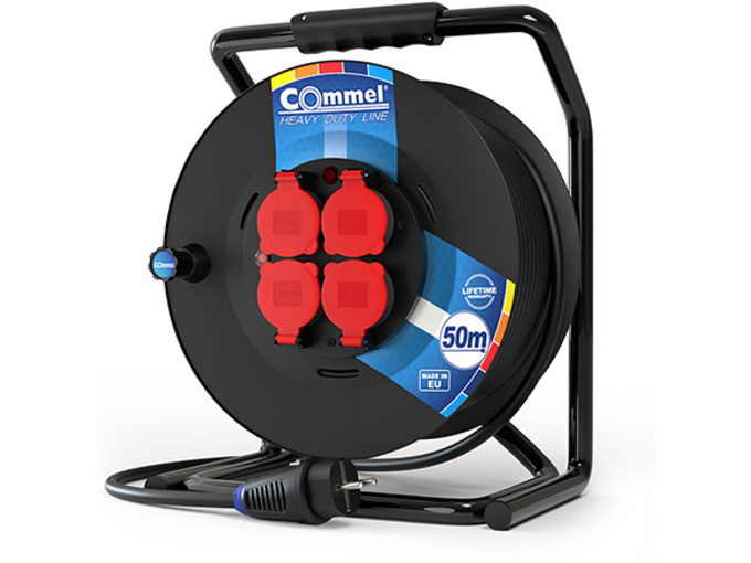 Commel Kabl sa motalicom PVC bubanj 300mm monofazna 50m H05RR-F 3G2,5