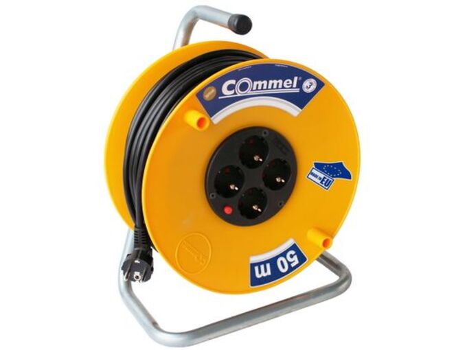 Commel Kabl sa motalicom PVC bubanj 280mm monofazna 50m H05VV-F 3G1,5