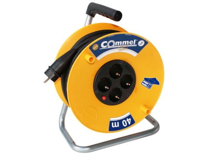 Commel Kabl sa motalicom PVC bubanj 280mm monofazna 25m H05RR-F 3G2,5