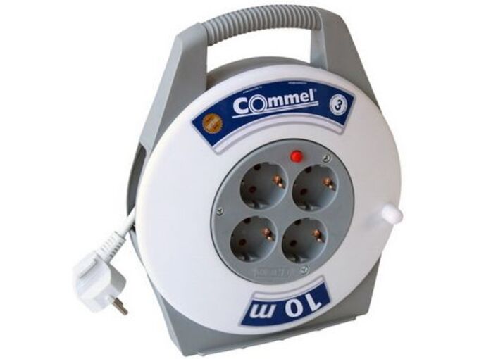 Commel Kabl-box 16A 250V 3500W IP20 10m H05VV-F 3G1