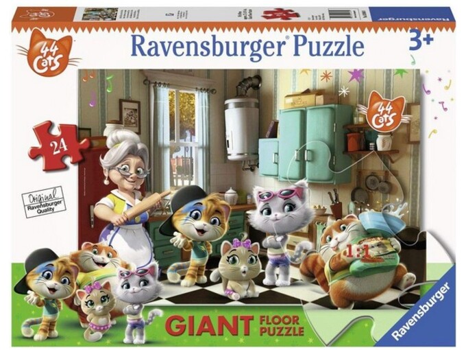 Ravensburger puzzle (slagalice) - Cats velika podna puzla