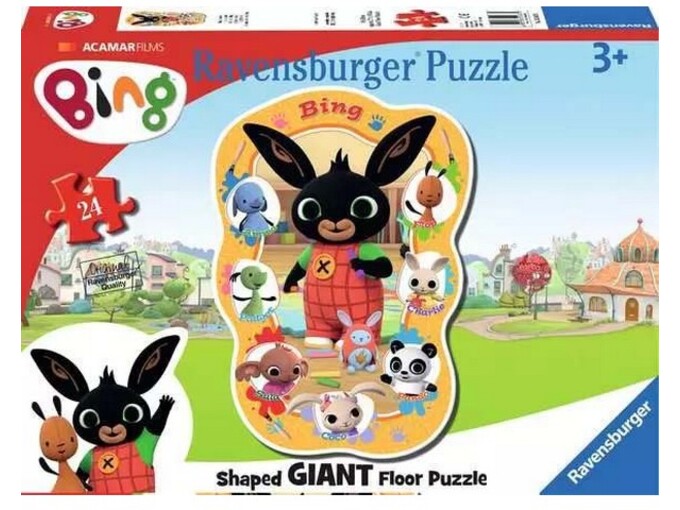 Ravensburger puzzle (slagalice) - Veseli zeka podna puzla