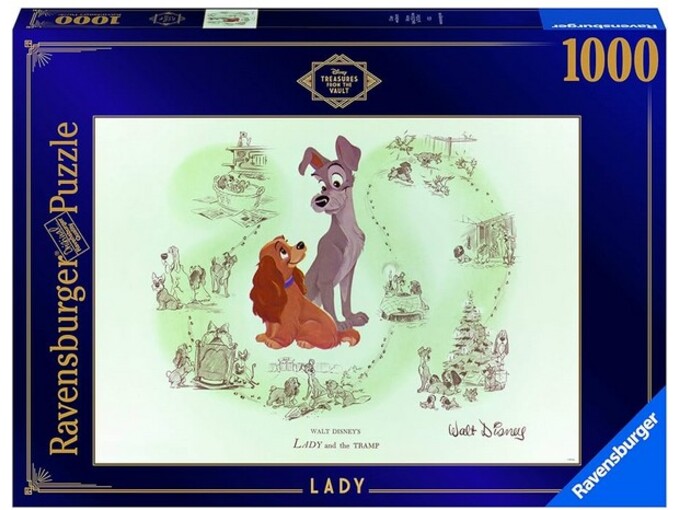 Ravensburger puzzle (slagalice) - Disney - Lady&Tramp