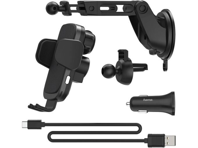 Hama Auto drzač+bežični punjač FC10 Motion