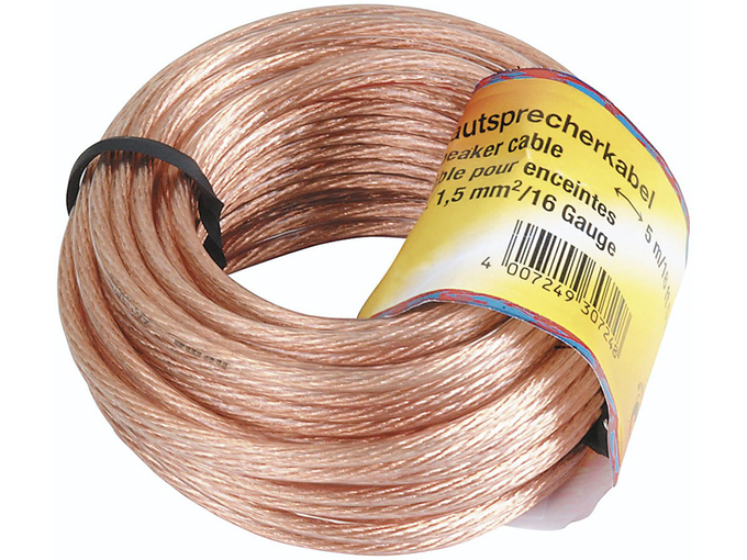 Hama Kabl za povezivanje zvučnika 2x1.5mm2, 10.0m 25IP