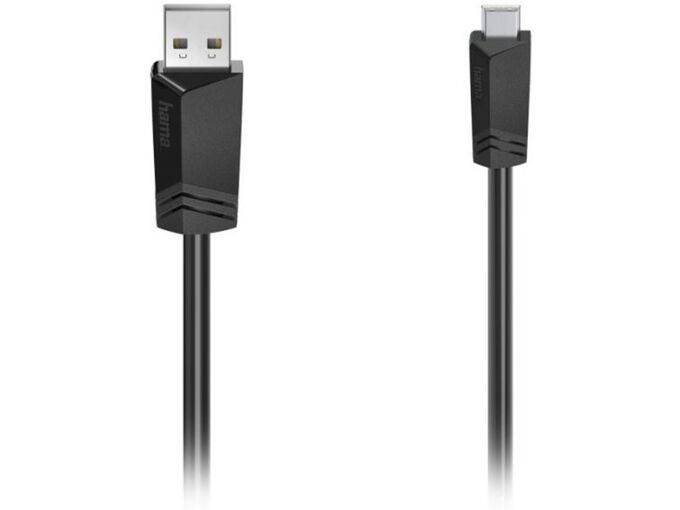 Hama Mini-USB kabl, USB 2.0, 480 Mbit/s, 1.50 m fleksibilan