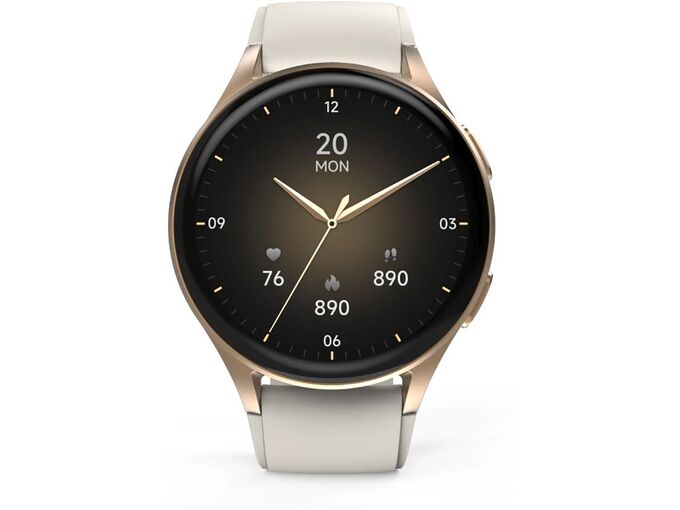 Hama Pametni sat 8900 GPS, AMOLED 1.32 bež-zlatni