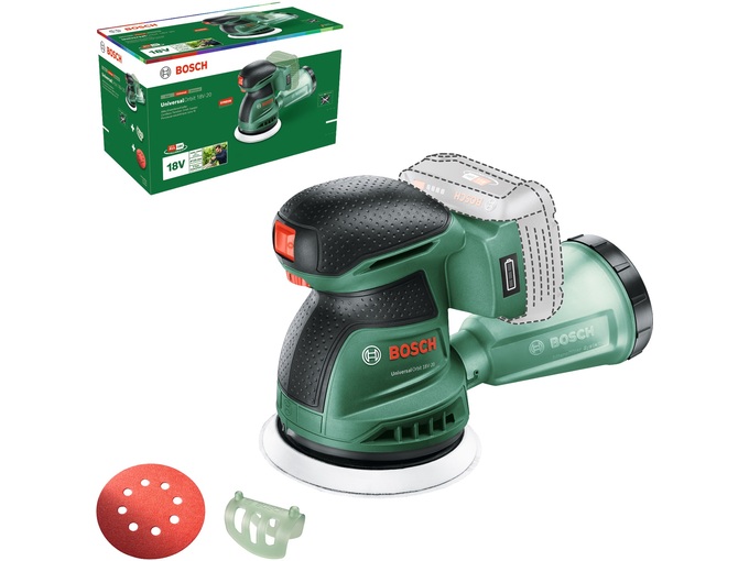Bosch Akumulatorska ekscentar brusilica UniversalOrbit 18V-20 set 06033E4102