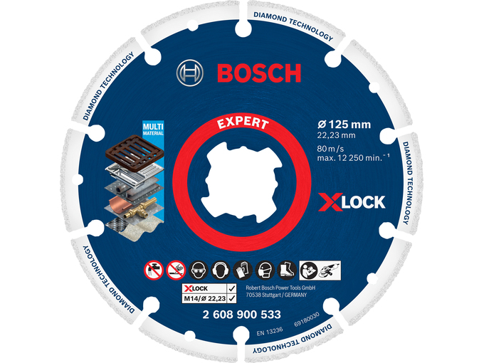 Bosch Dijamantski disk za metal 125 mm X-LOCK Expert 2608900533