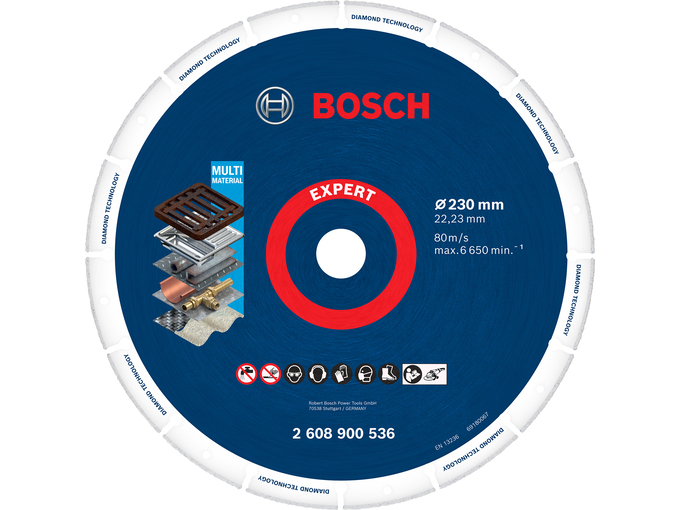 Bosch Dijamantski disk za metal 230 mm Expert 2608900536