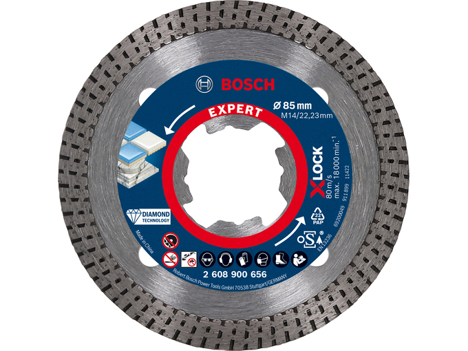 Bosch Dijamantska rezna ploča HardCeramic 85 mm X-LOCK Expert 2608900656