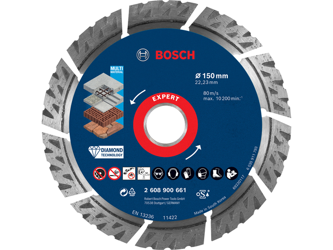 Bosch Dijamantska rezna ploča MultiMaterial 150 mm Expert 2608900661