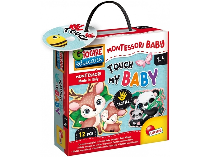 Lisciani Edukativna senzitivna igra - Moji mladunci Montesori Baby 92673