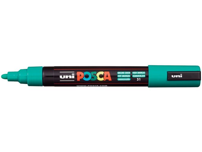 Uni Marker PC-5M zelena emerald 31 Posca