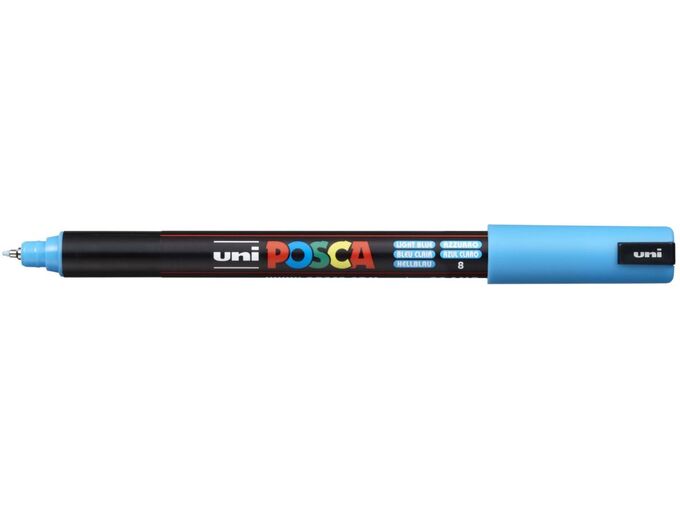 Uni Marker PC-1MR plavi svetlo 8 Posca 0.7mm