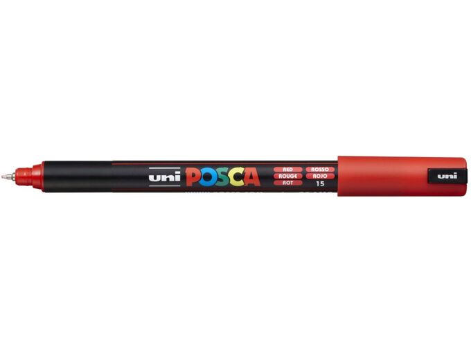Uni Marker PC-1MR crveni 15 Posca 0.7mm