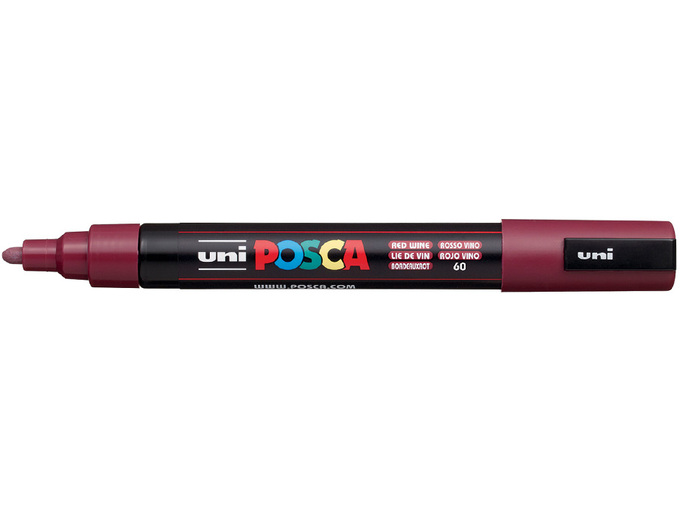 Uni Marker PC-5M crveni 60 Posca 1.8-2.5mm