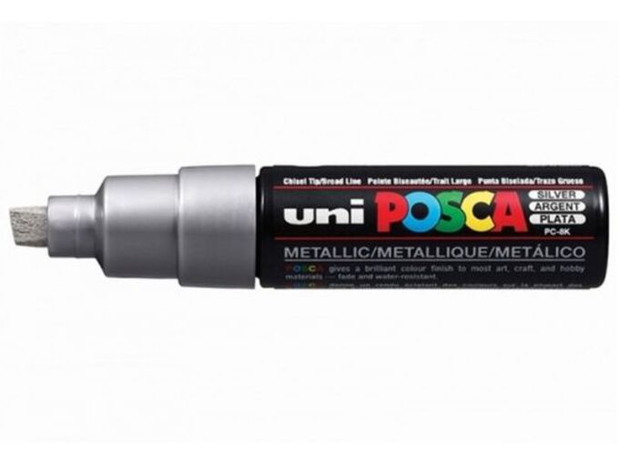 Uni Marker PC-8K srebrni 8mm Posca