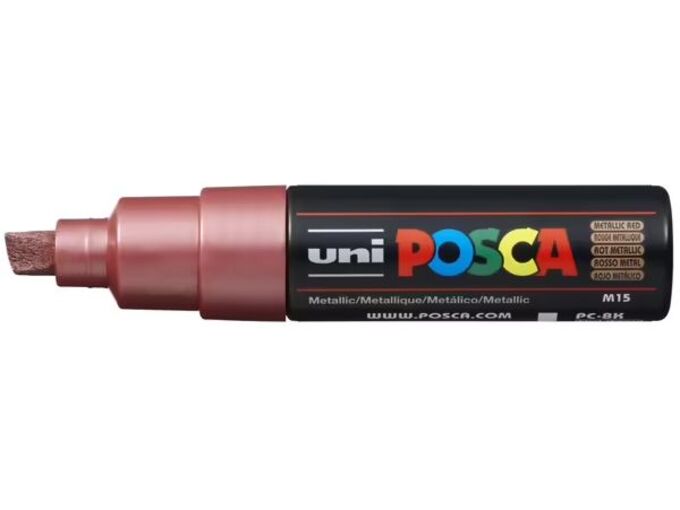 Uni Marker PC-8K metalik crveni M15 8 mm Posca