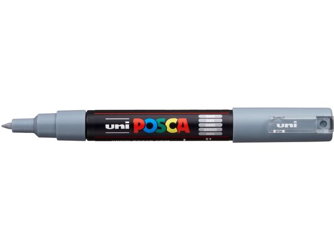 Uni Marker PC-1M sivi 37 Posca 0,7mm