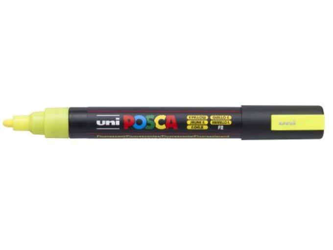 Uni Marker PC-5M fluo žuti F2 Posca 1.8-2.5mm