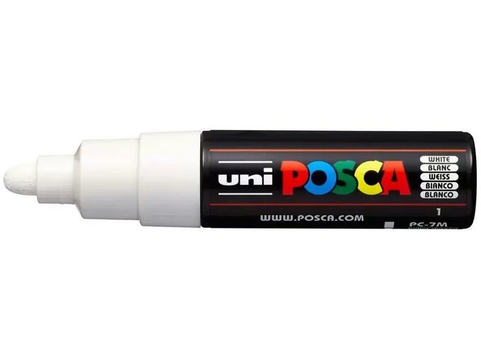 Uni Marker PC-7M beli 1 Posca 4,5-5,00mm