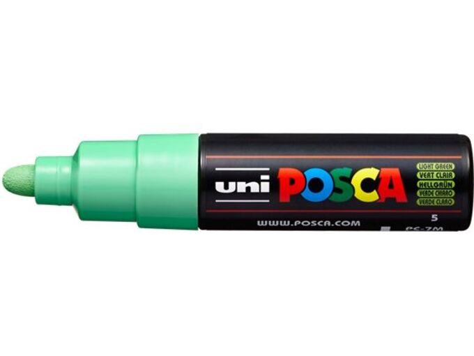 Uni Marker PC-7M zeleni svetlo 5 6 Posca 4,5-5,00mm