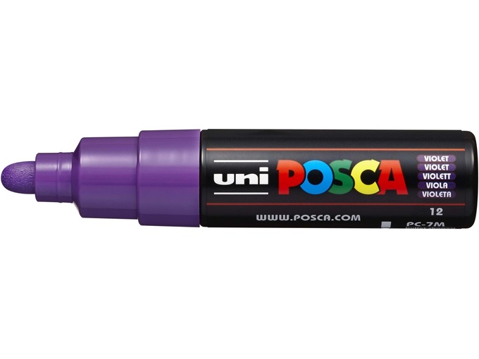 Uni Marker PC-7M ljubičasta 12 Posca 4,5-5,00mm