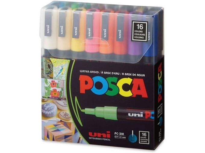 Uni Set PC-3M Posca 0.9-1.3mm 16 kom
