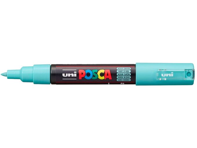 Uni Marker PC-1M zeleni aqua P6 Posca 0,7mm
