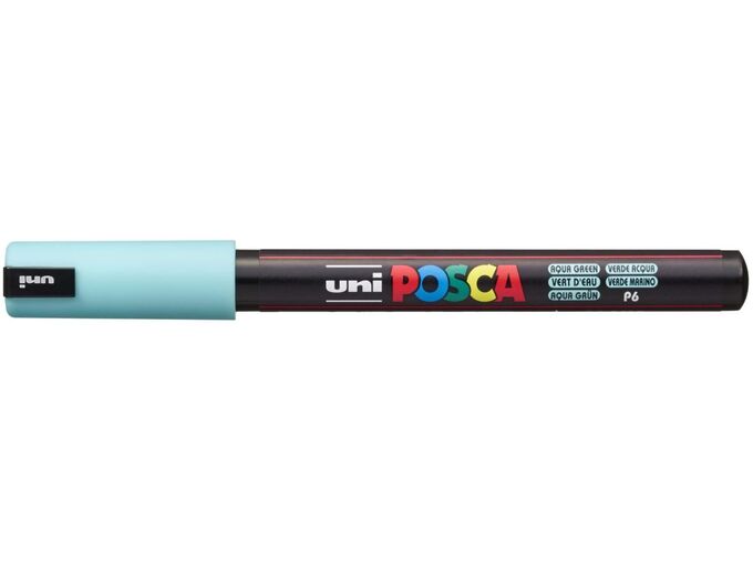 Uni Marker PC-1MR zeleni aqua P6 Posca 0.7mm