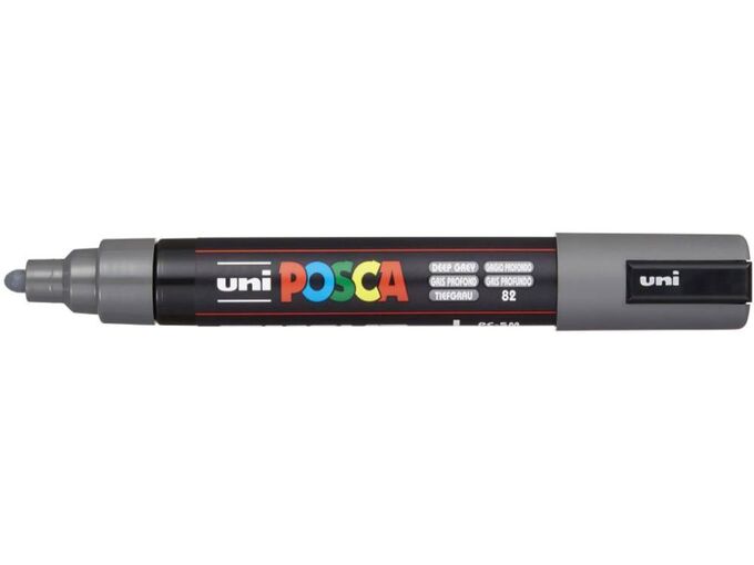 Uni Marker PC-5M sivi tamno 82 Posca 1.8-2.5mm