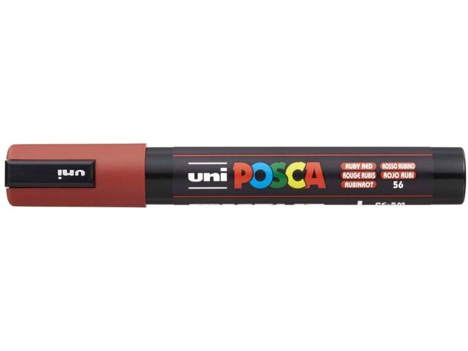 Uni Marker PC-5M crveni rubin 56 Posca