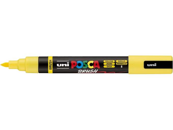 Uni Marker PC-5BR Brush žuti Posca