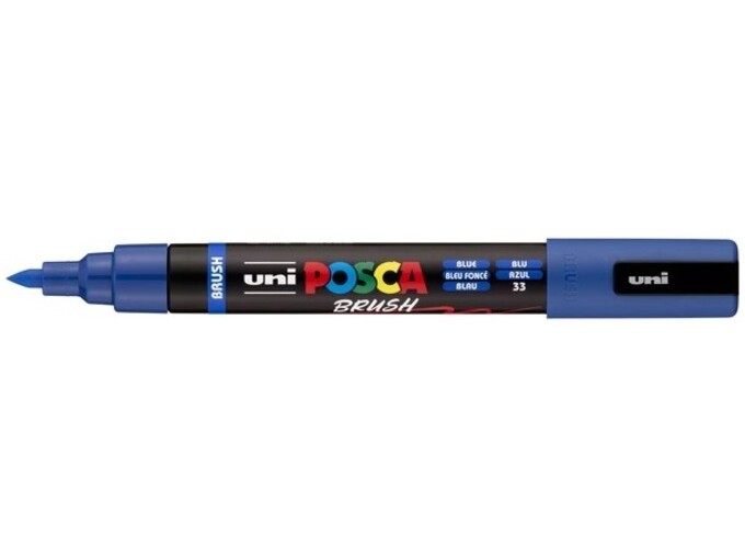 Uni Marker PC-5BR Brush plavi Posca