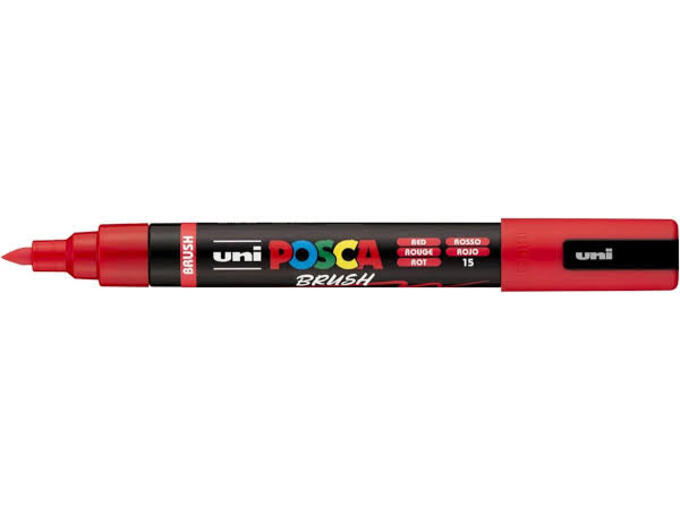 Uni Marker PC-5BR Brush crveni Posca